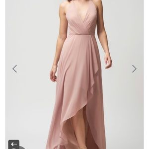 Jenny Yoo Farrah bridemaids dress in blush